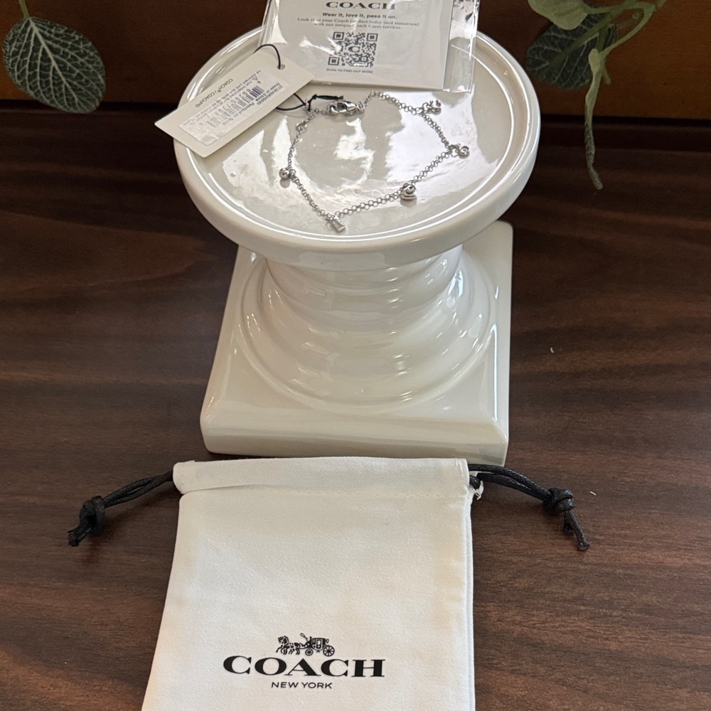 Coach Silver Chain Bracelet